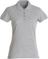 Dames Polo Clique Basic 028231 Grijs melange